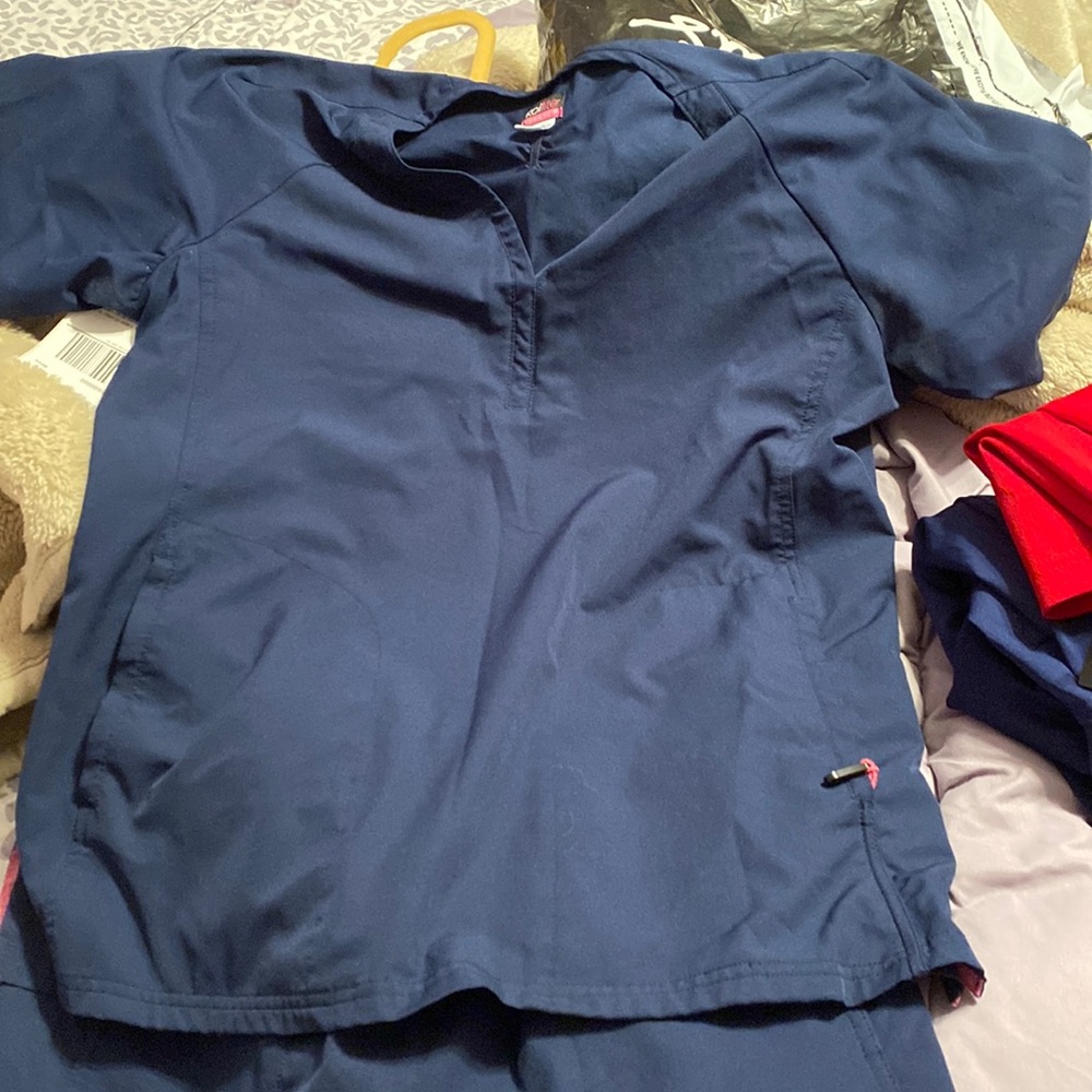 Navy blue scrubs